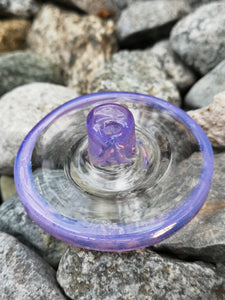 Flat Carb Cap (Violet) by Niko BH Glass