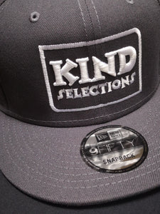 Kind Selections 9FIFTY Snapback Flat Billed Cap - Gray