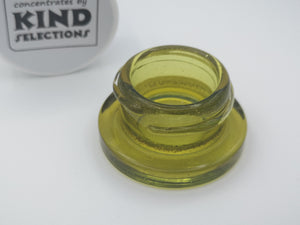 Pineapple Juice + Satin Green Full Zirkl Glass x Kind Selections Heady Jar