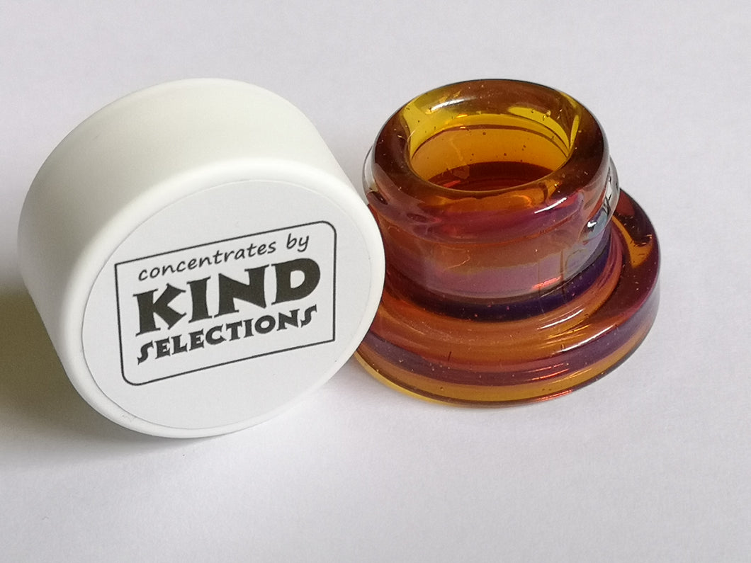 Amber Purple Full Zirkl Glass x Kind Selections Heady Jar