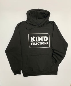 Kind Selections Classic Logo Hoodie Sweatshirt - Black